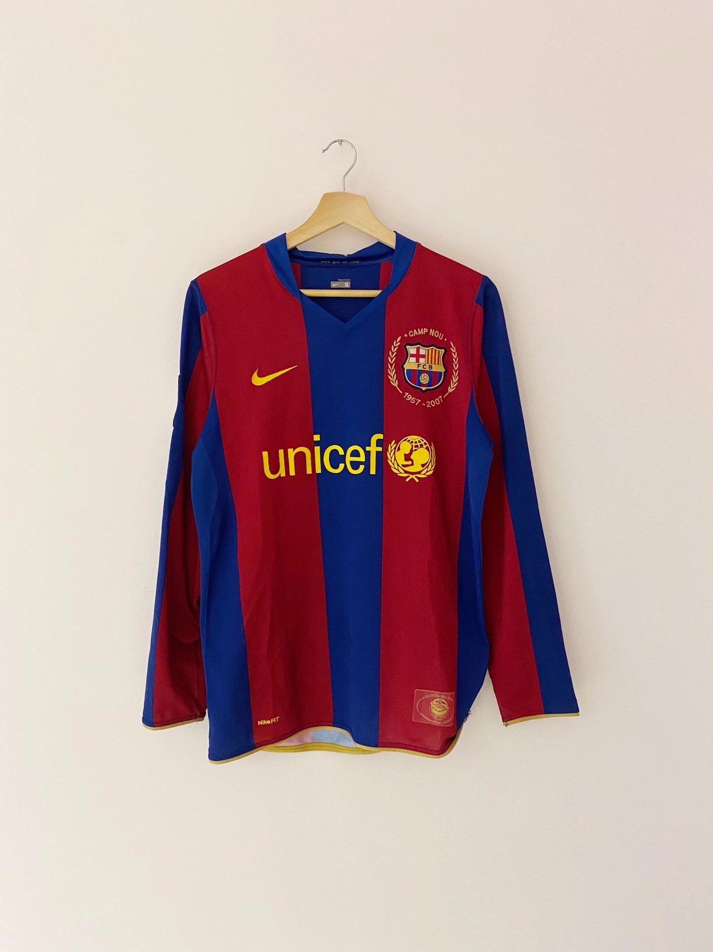 FC Barcelone 2007/08 Domicile à manches longues