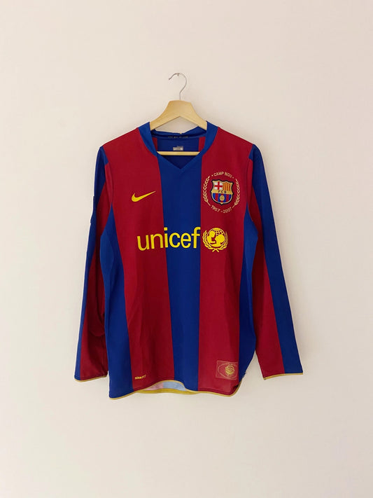 FC Barcelone 2007/08 Domicile à manches longues