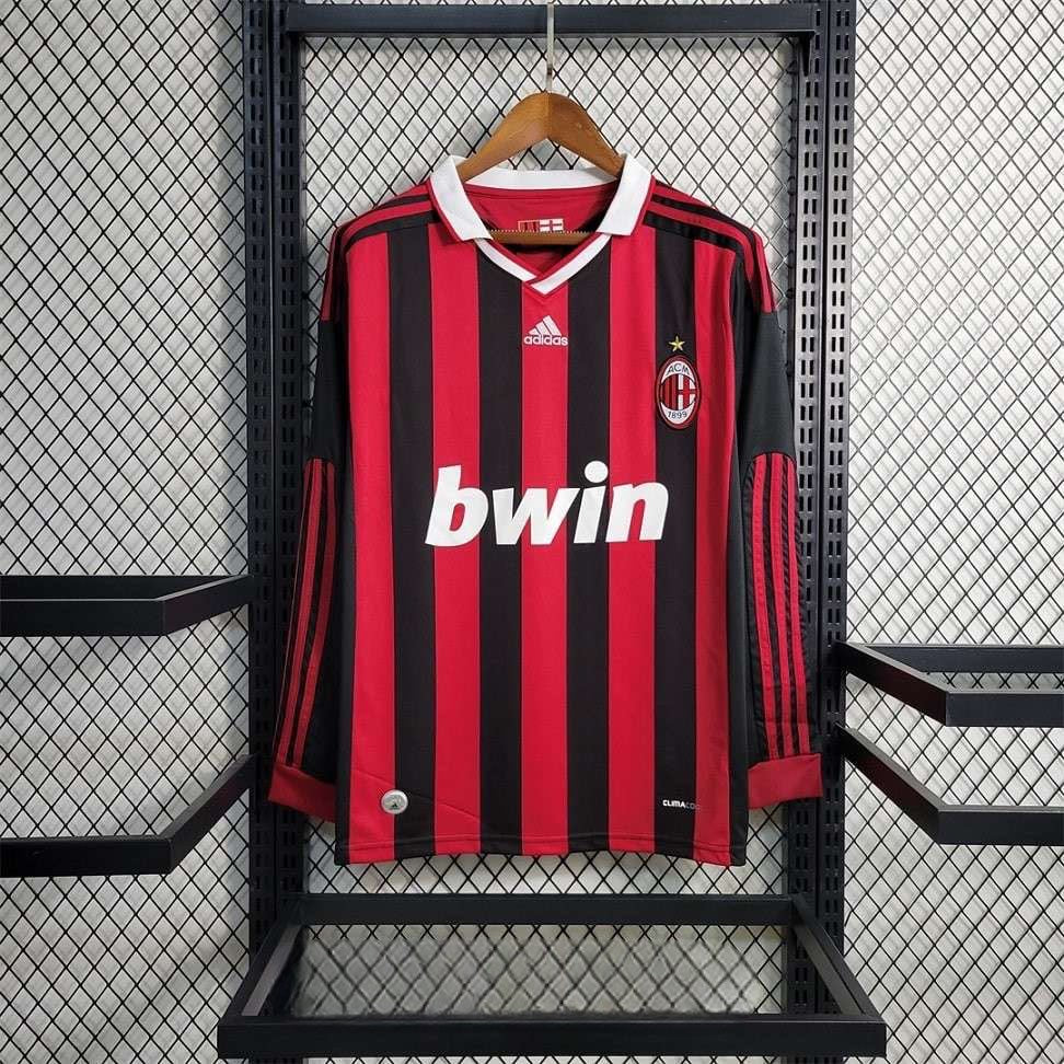 AC Milan 2009/10 Domicile à manches longues