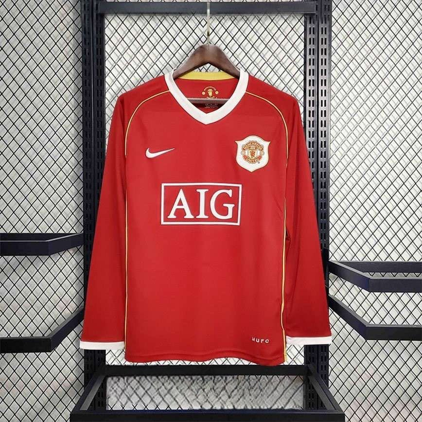 Manchester United 2006/07 Domicile à manches longues