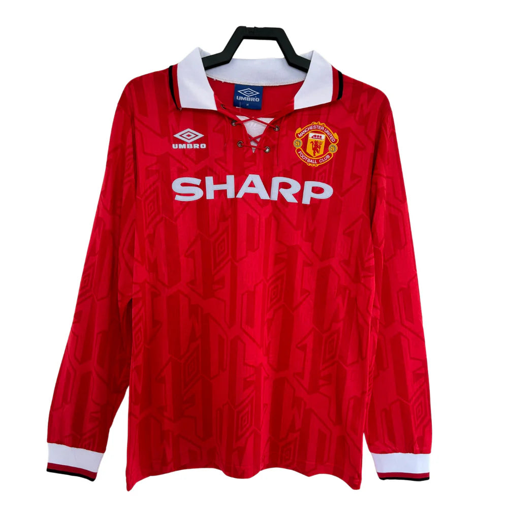 Manchester United 1992/93 Domicile à manches longues