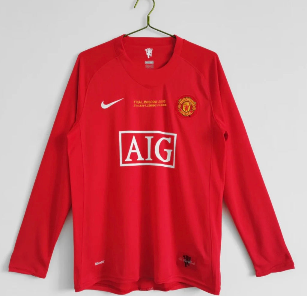 Manchester United
2007/08 Domicile à manches longues