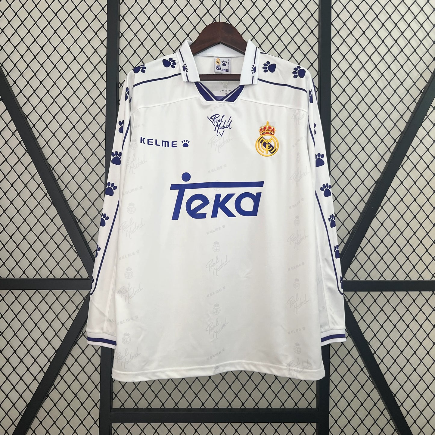 Real Madrid 1995/96 Domicile à manches à longues