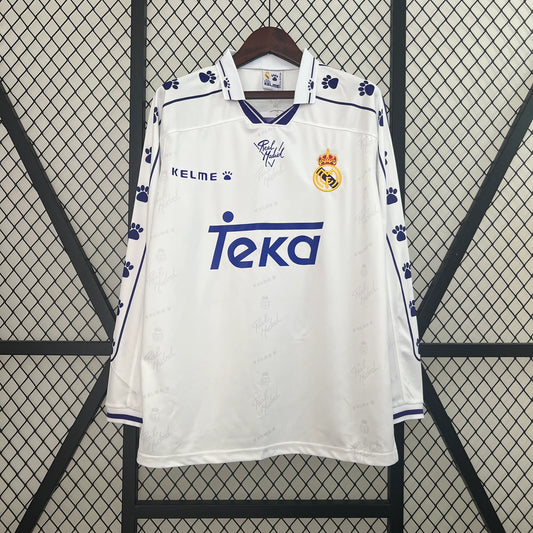 Real Madrid 1995/96 Domicile à manches à longues