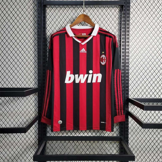 AC Milan 2009/10 Domicile à manches longues