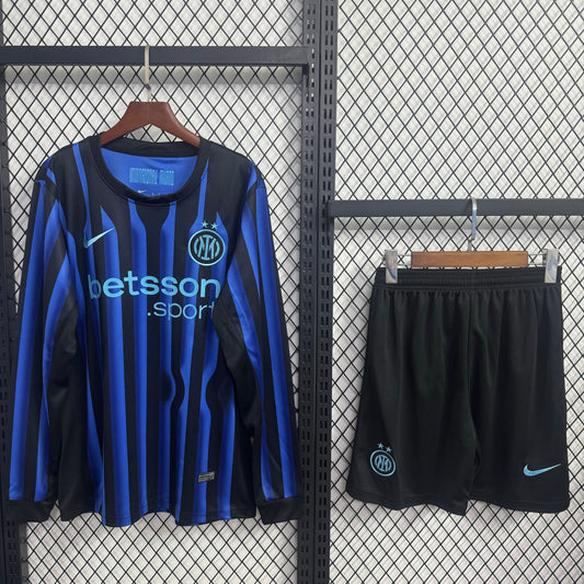 Ensemble Adulte Inter Milan 2025/26 Domicile à manches longues